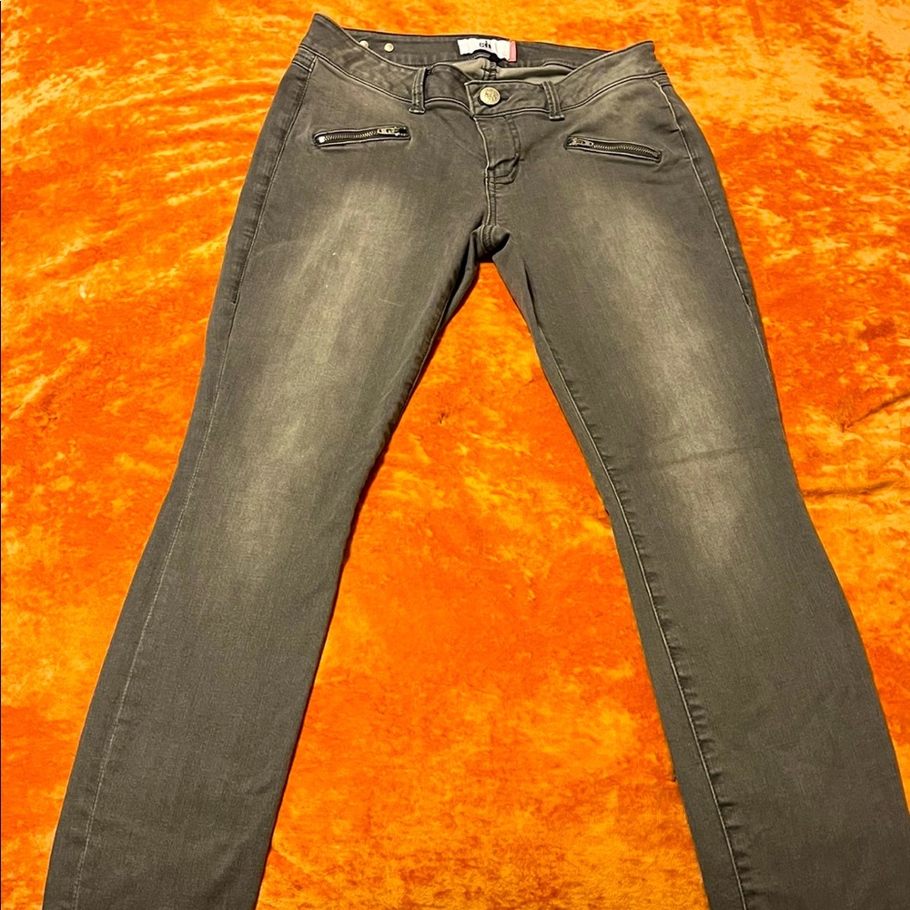 Cabi Skinny Moto Jeans
